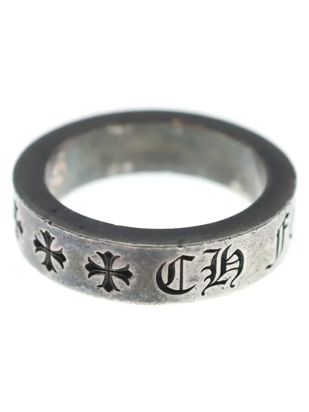 Chrome Hearts Spacer Forever Ring Silver